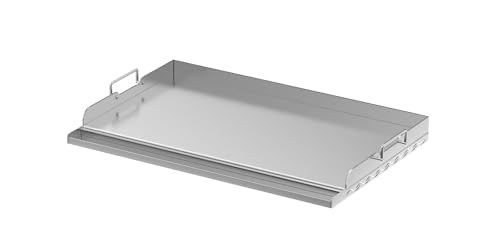 Skyflame 25'x16' Stainless Steel Griddle Plate for BBQ, Hibachi, Flat Top Grill with Even Heating...