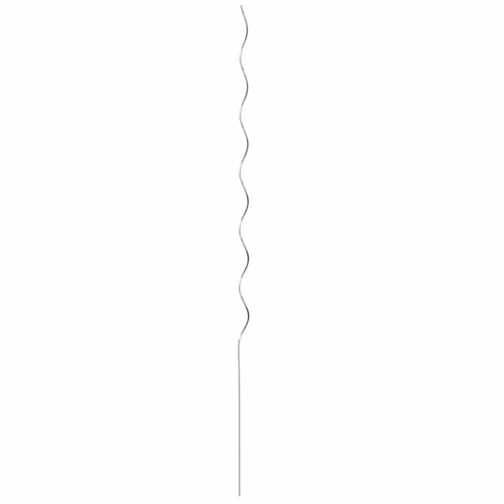Spiral Pflanzenstütze Stahl 150 cm, 50 Stück Kletterpflanzenstütze für Garten, Pflanzstab aus robustem Stahl mit minimalistischem Design für Bohnen und Reben, platzsparend