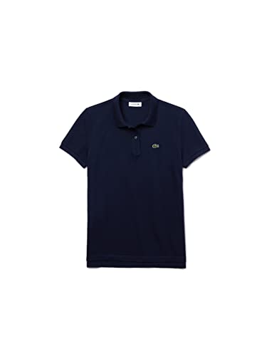 Lacoste Damen Poloshirt Pf7839,Blau (Navy Blue 166),48 (Herstellergröße:...