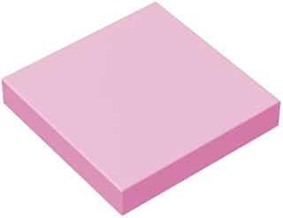 Ladrillo clásico 2 x 2, 100 piezas, compatible con Lego Brick 3068, juego creativo – 100% compatible con Lego y todas las grandes marcas de bloques de construcción, colores: rosa