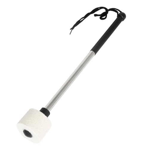Maza para caja con construcción de fieltro para bandas de marcha y accesorio de percusión para músicos miniatura 1