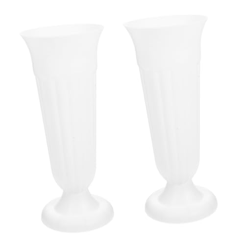 YARNOW 2 Pièces Pot De Fleurs De Cimetière Support D'Arrangement De Fleurs Récipient De De Cimetière Pot De Vase À Commémoratif Vases Funéraires pour s Planteur