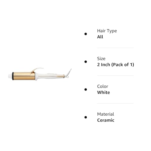 Kristin Ess Hair 2 Inch Titanium Curling Iron for Big Blowout Waves + Volume-2” Salon Professional Wide + Large Barrel Curling Iron - Auto Shut-Off - Smooth+Shiny Loose Waves for Medium to Thick Hair by Kristin Ess - Image 8