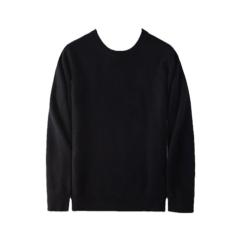 Pull en cachemire homme col rond coupe ajustée pour l'hiver