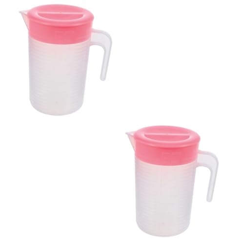 Amosfun 2 Pezzi Graduata Brocca Per Acqua Fredda Design Della Maniglia Brocca Per Acqua Brocca Per Acqua Domestica Bollitore Per Acqua Bottiglia Caraffe Per Acqua Fredda Pentola Per Acqua