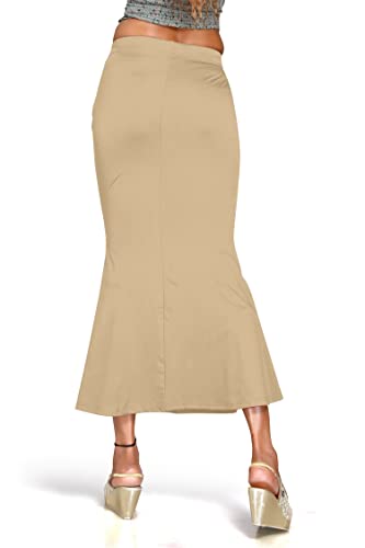 Image of J B Fashion Women's Lycra Full Elastic Saree Shapewear Petticoat (S-01-06)