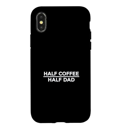 Half Coffee Half Dad �X�}�z�P�[�X iPhone X/XS �p