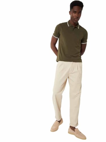 Image of Max Men's Polycotton Half Sleeves Regular Fit Solid Polo T-Shirt