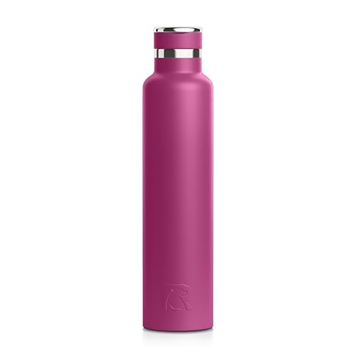 RTIC 26oz Journey Water Bottle, Ceramic Lined, Very Berry