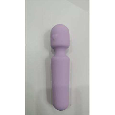 MANFLY Rechargeable Mini Massage Tool, Handheld Quiet Powerful Neck Muscle Massager, Lavender Cover