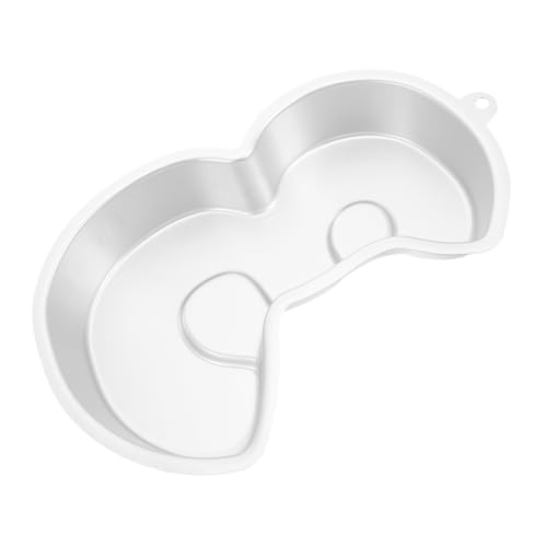 BAZEITFLOW Number 3 Aluminum Alloy Cake Mould 31.8x20.2x4.9c