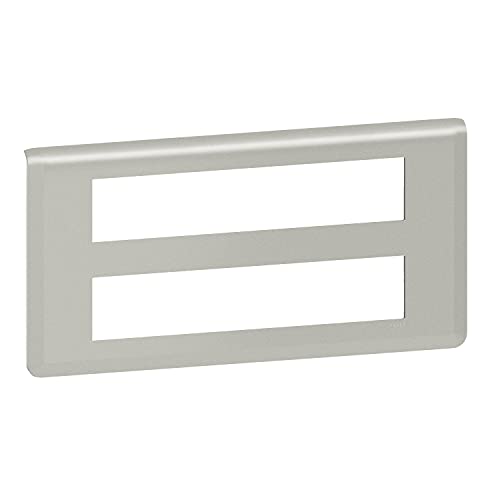 Plaque Legrand Mosaic aluminium 079328L l'excellence de la finition