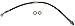 Dorman H622496 Front Driver Side Brake Hydraulic Hose for Select Acura/Honda Models