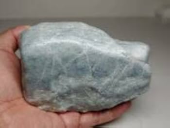 Amazon.co.jp: 淡青 1.6kg 翡翠 原石 ヒスイ 鉱物 鑑賞石 糸魚川