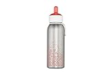 Mepal – Thermoflasche Flip-up Campus – 350 ml – Türkis– hält Getränke lange kalt oder warm – Edelstahl Trinkflasche Kinder – doppelwandig isoliert – Trinkflasche Kohlensäure geeignet