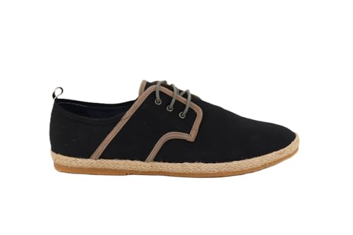 Schmoove - Zapatillas de Deporte de Lona para Hombre Negro Negro