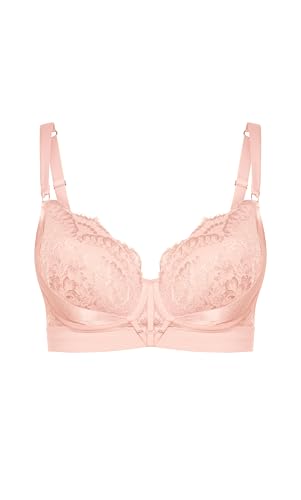 Image of City Chic Plus Size Bra - Alexis Contour Longline