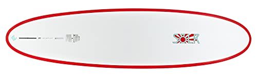 Boardworks Sōlr | Recreational Stand Up Paddleboard | X-Shot Epoxy Hardboard With Paddle | 11' 6" | Red/Blue/Grey (Model: 4440710526) #TOP1