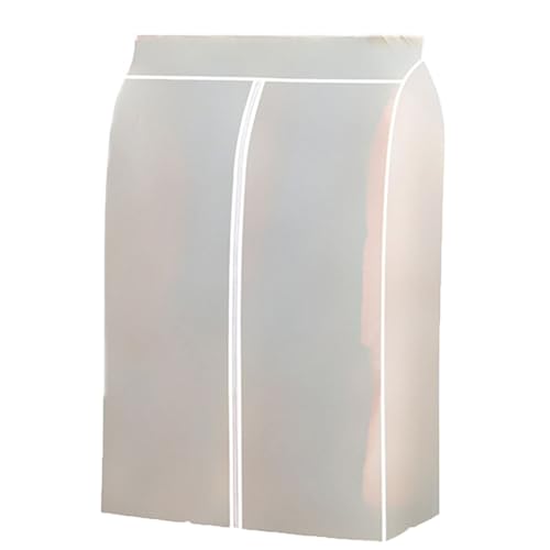 Clear Protective Zip Over Cover,Clear Clothes Rack Cover, Garment Rack Cover, Garment Coat,Dust-Proof Hanging Coat Protector Bags 50X80X120