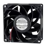CFM-9225B-130-356-20, DC Fan, Sq92x25 mm, 12 Vdc 0.3A, 3kRPM, 50.1CFM, Tach, 3wire