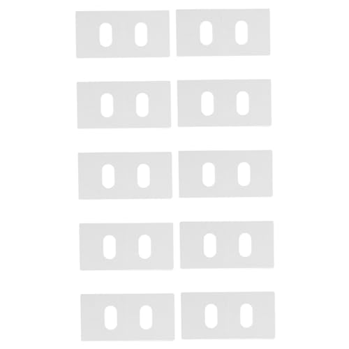 VINTORKY 10pcs Vertical Blind Repair Tabs Vane Savers for Replacement Slats for Vertical Blinds Wear-Resistant for Apartments and Sliding Doors