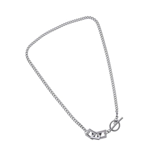 [Outanaya] �J�f�U�C�������`�F�[���l�b�N���X �j�����p�X�e�[�g�����g�A�N�Z�T���[ �V���v���X�N�G�A�����N �`���[�J�[�X�� �t�@�b�V�����W