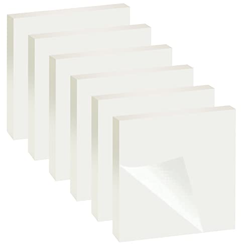 GOOHOME 300 hojas de notas adhesivas transparentes, 75x75 mm, impermeables, transparentes, autoadhesivas, notas adhesivas para estudiantes, suministros de oficina escolar Cover