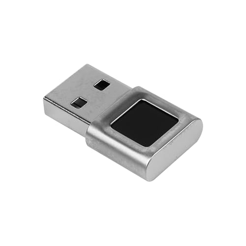 Sarini USB-Fingerabdruckleser für Windows 10/11, USB-Fingerabdruck-Schlüsselleser, PC-Fingerabdruck-Logger, unterstützt die Speicherung von 10 verschiedenen Fingerabdrücken