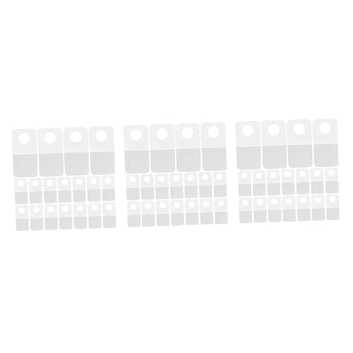 Pestañas adhesivas transparentes PRETYZOOM de alta adherencia para ganchos, 900 unidades