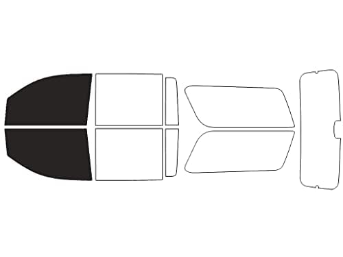 Rvinyl Window Tint Kit Compatible with GMC Yukon 2015-2020 (XL) - Front Precut Kit - 20%