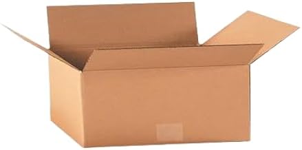 AKAR 305 x 229 x 305mm - A4 - Medium Parcel Single Wall 12x9x12"" Shipping Mailing Postal Brown Cardboard Boxes (5)