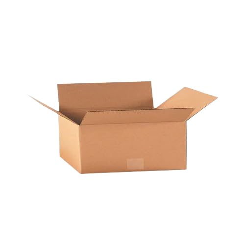 AKAR Single Wall A4 Cube Cardboard Boxes (30.5cm x 22.9cm x 10.2cm) for Small Parcel Gift Watch Packing Jewellery Mailing Box (Pack of 25)
