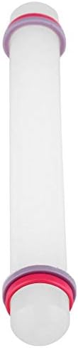 9 Inches Rolling Pin, Rolling Pin Fondant, Dough Roller, Non Stick Plastic Rolling Pin Sugar Fondant Cake Roller for Baking Pizza Pie Pastries and Cookies
