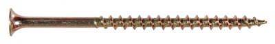 Hillman Fasteners 967604 2.5 in. x 6 Zinc & Yellow Dichromate All Purpose Wood Screw