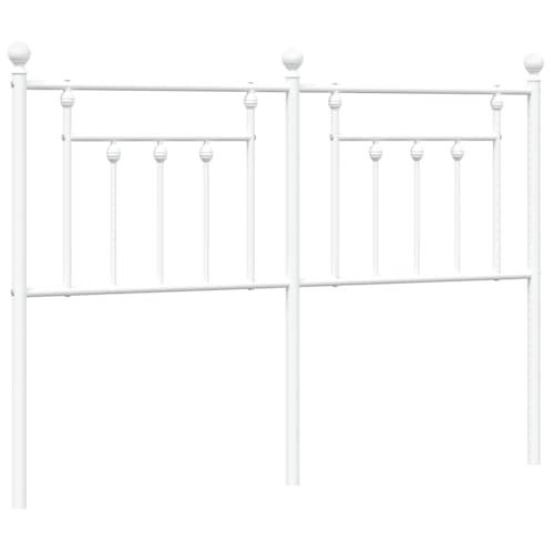 VidaXL Cabecero de Metal Blanco 150 cm