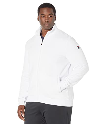 Mens Fila Match Fleece Full Zip Jacket
