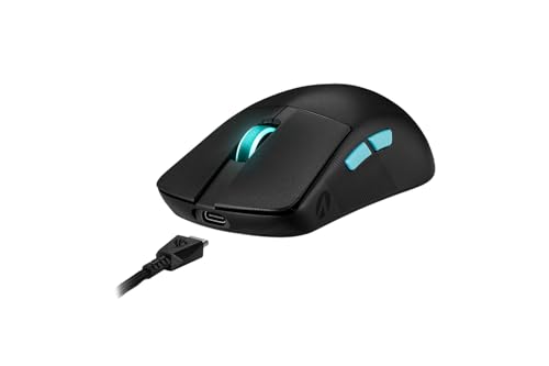 ROG Harpe Ace Aim Lab Edition - souris gaming sans fil ultra-légère de 54g - capteur ROG Aimpoint de 36 000 DPI, Connectivité Trimode, cinq boutons programmables avec Aim Lab Settings Optimizer