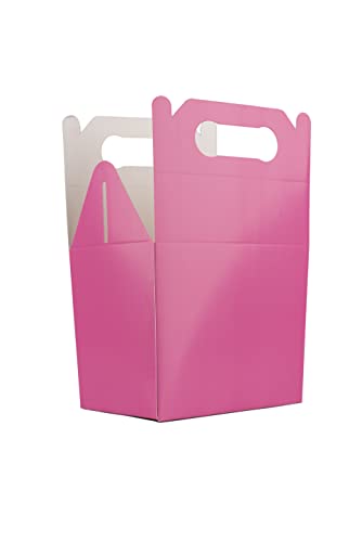 Shatchi 9823 10Pcs/20Pcs/30Pcs Cardboard Lunch Takeaway Birthday Wedding Carry Meal Food Cake Party Box Childrens Loot Bags thumb #2