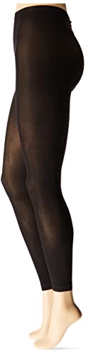 Hanes Script Footless Tights with X-Temp Technology, Same to Waist, Black2