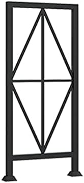 Modern Metal Iron Stair Balusters Railing Kit - Indoor/Outdoor Simple Balustrade for Family, Hotel, Villa, Attic, Deck, Balcony - Available in Gold, Size A