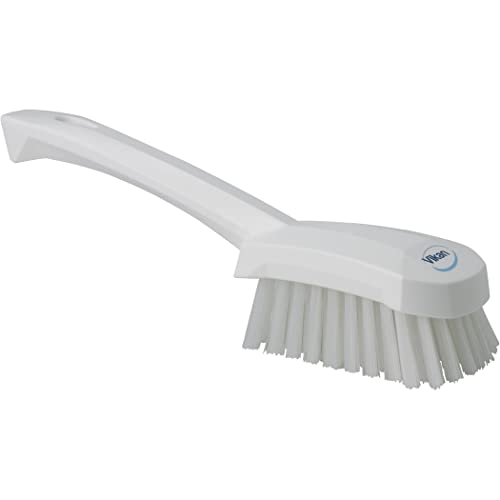 Image of Vikan 41925 Brush,Washing,Stiff,10 inch,PP /PBT,White