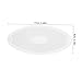 Luxshiny Elegant Oval Shape Range Hood Lamp Shades Plastic Replacement Kitchen Hood Supply Light Cover Tool