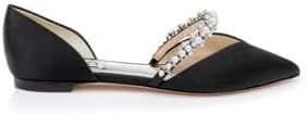 Badgley Mischka Women's Natalia Flat Shoes Ballet, Champagne, 8.5 | Image 2