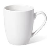 Dermalyx Große Teetasse 360 ml Weiß Mit Henkel, Keramik Kaffee- & Teebecher,...