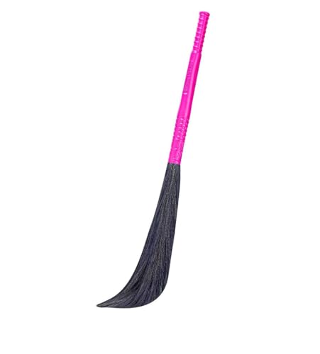 Image of BBT Phool Jhadu | Natural Grass Broom Stick for Home Cleaning | Eco-Friendly Long Handle Jhadu | Anti Dust, Lightweight & Durable Pack of- (1, UTSAV)