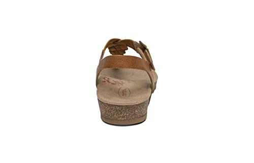 Aetrex Harper Adjustable Slingback Thong Cognac #TOP4
