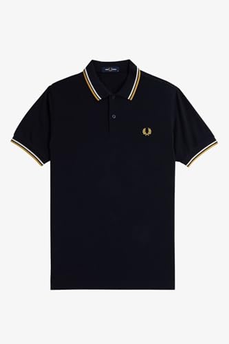 Fred Perry Para Hombre. M3600 Polo Twin Tipped Marino (Xxl), Casual, AlgodóN, Manga Corta - 6