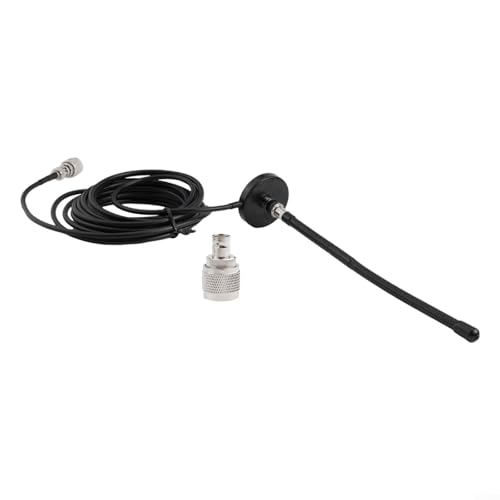 Antena CB de látigo suave profesional para 27 MHz con base magnética y cable BNC