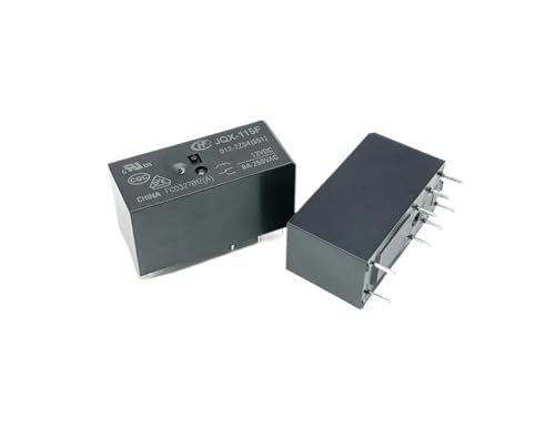 Relais JQX-115F-2ZS4 8Pin 8A pour circuits imprimés en lot de 10pcs