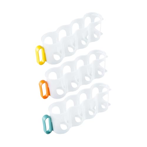 FUNOMOCYA 3pcs Refrigerator Beverage Holder Can Organizer for Soda and Beer Multi-can Storage Dispenser for Kitchen and Pantry Efficient Fridge Organizer for Drinks